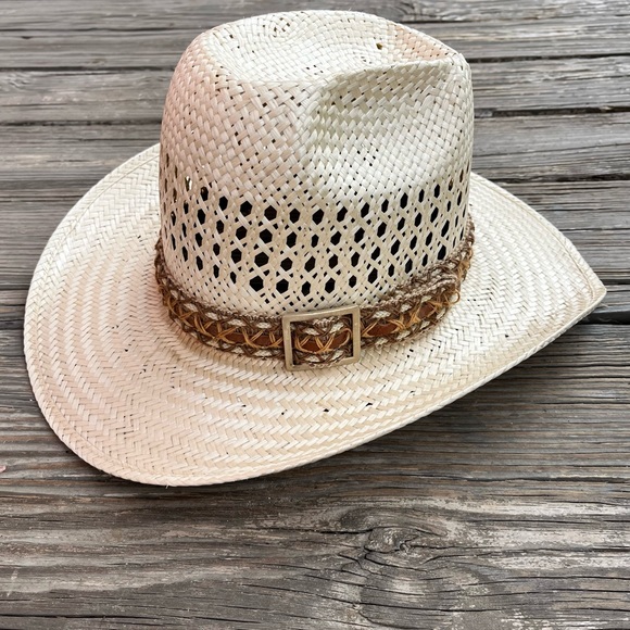 Bailey U-Rollit New West Straw Cowboy Hat Unisex Size 7 1/2 - Picture 2 of 14
